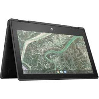 Refurbished HP Chromebook 349Y7UT#ABA 11.6" Touch 8GB 64GB eMMC Mediatek MT8183 2.0GHz ChromeOS, Black