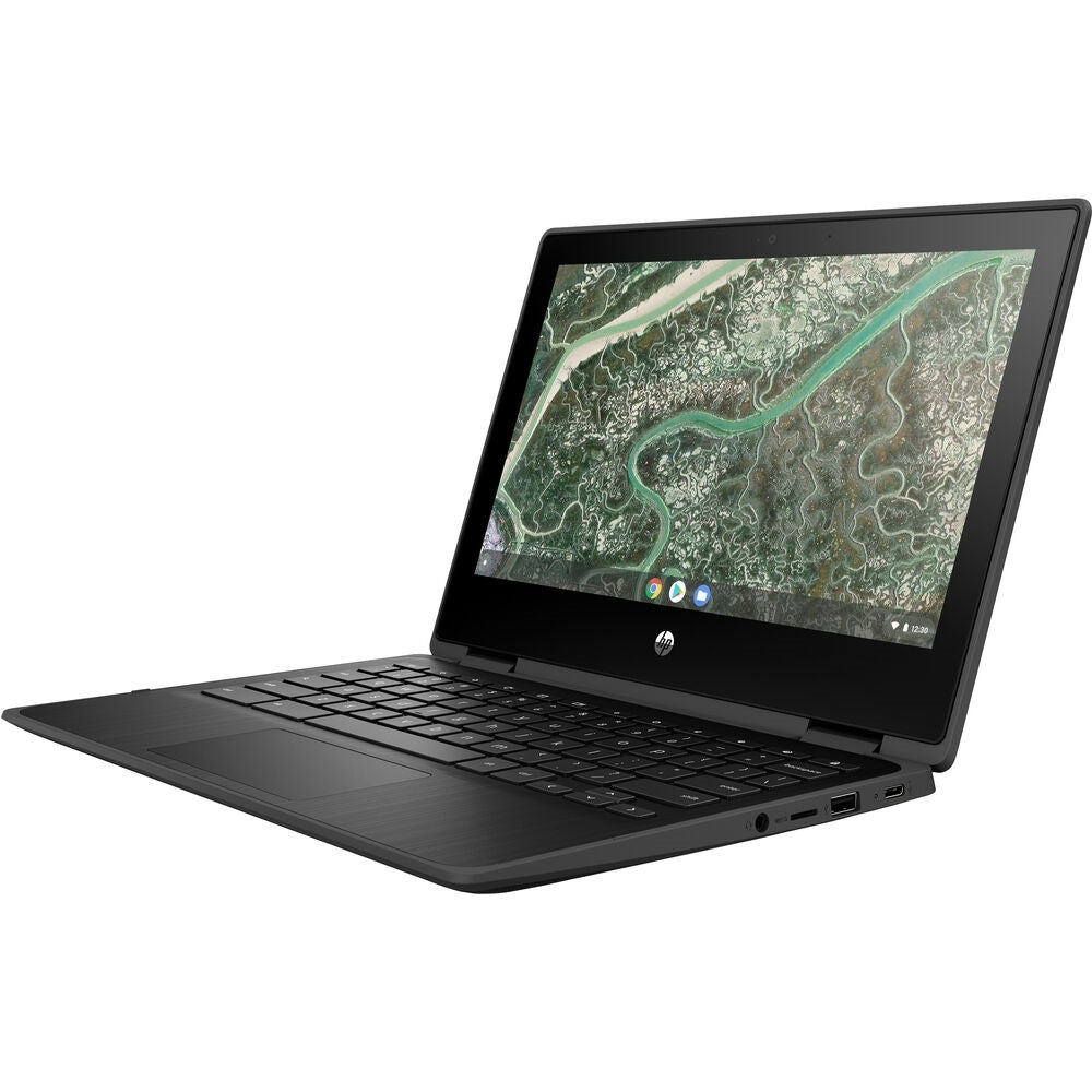 Refurbished HP Chromebook x360 11MK G3 EE 11.6" Touch 8GB 32GB eMMC Mediatek MT8183 2.0GHz ChromeOS, Black