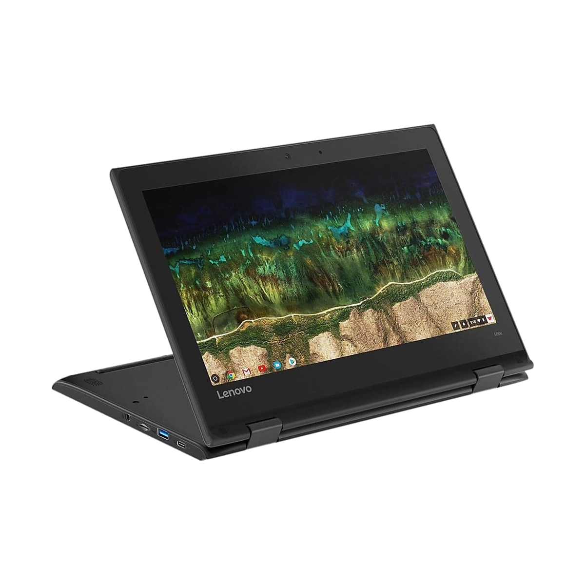 Lenovo 500e Chromebook (2nd Gen) - 11.6" Touch - 4GB RAM - 32GB eMMC - Black - Certified Refurbished