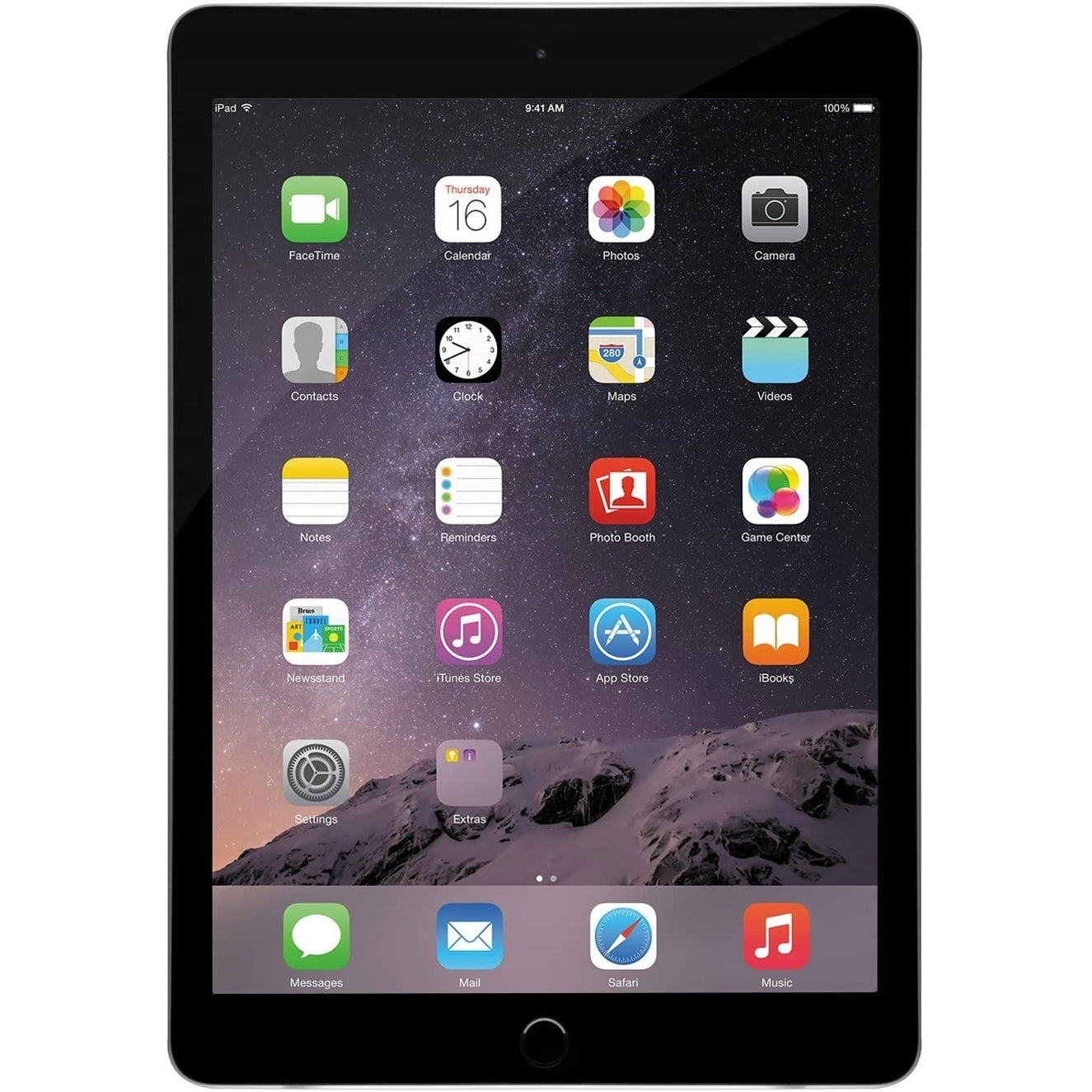 Apple iPad Air 2 A1566 9.7" Tablet 64GB WiFi, Space Gray C