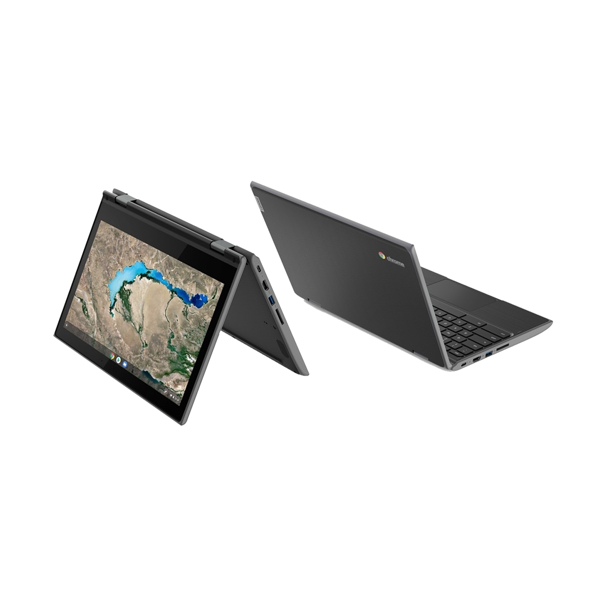 Lenovo 300e Chromebook (2nd Gen) - 11.6" Touch - 4GB RAM - 64GB eMMC - Black - Refurbished