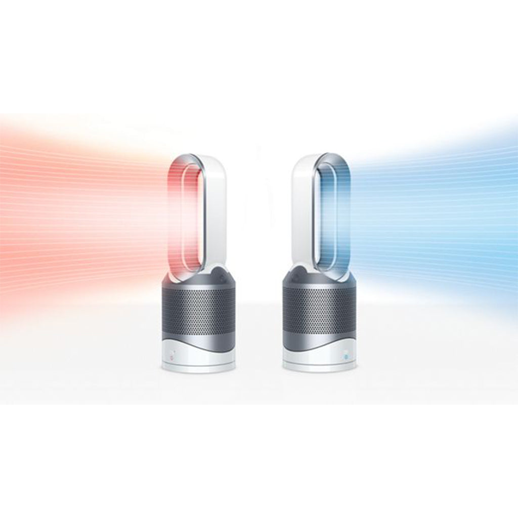 Refurbished Dyson Pure Hot+Cool Link HP01 Air Purifier, Heater Fan White/Silver (Excellent Condition)