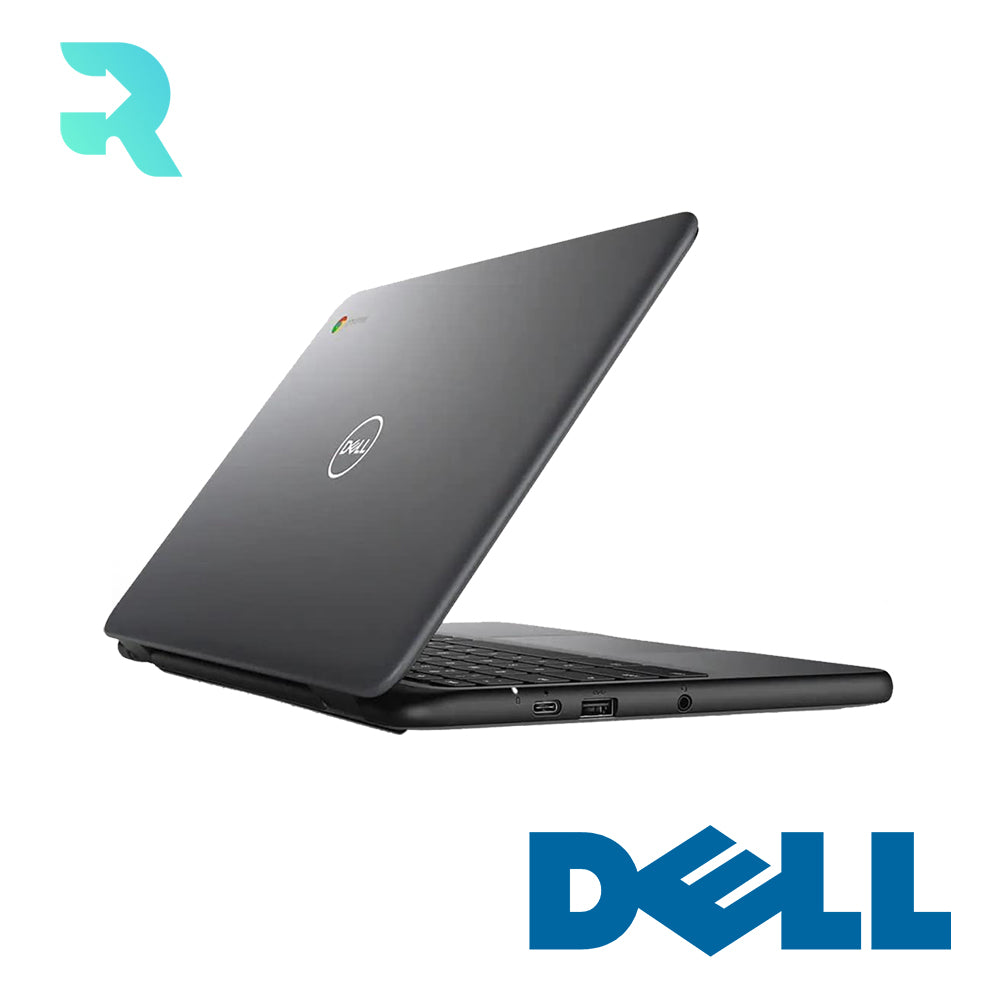Refurbished Dell Chromebook 11 3100 11.6" Laptop Intel Celeron N4000 4GB RAM 32GB eMMC Black (Excellent Condition)