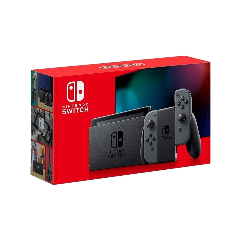 Refurbished Nintendo Switch Hybrid Gaming Console HAC-001 32GB Wi-Fi Black Hybrid Gaming Console + Turtle Beach Airlite Fit Wired Gaming Headset Purple Bundle