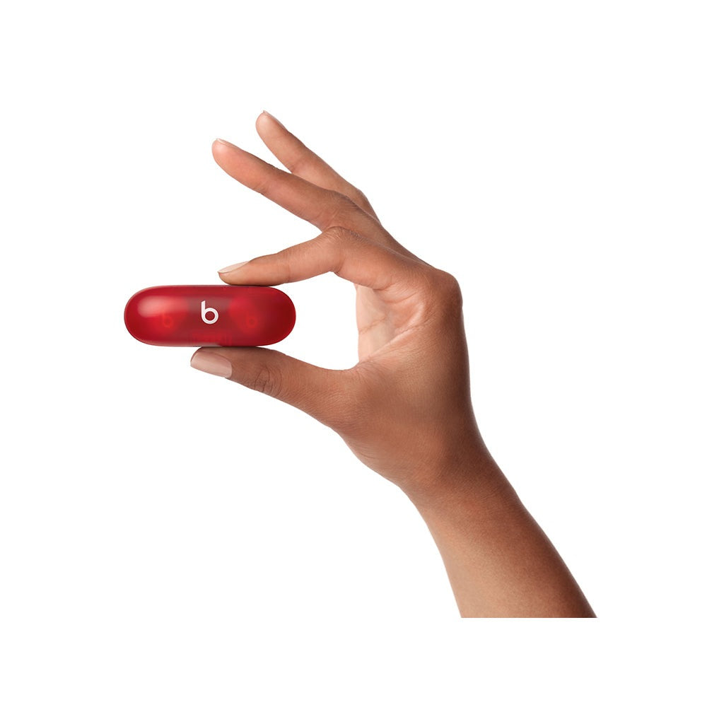 Beats Solo Buds True Wireless Earbuds Transparent Red Excellent Condition