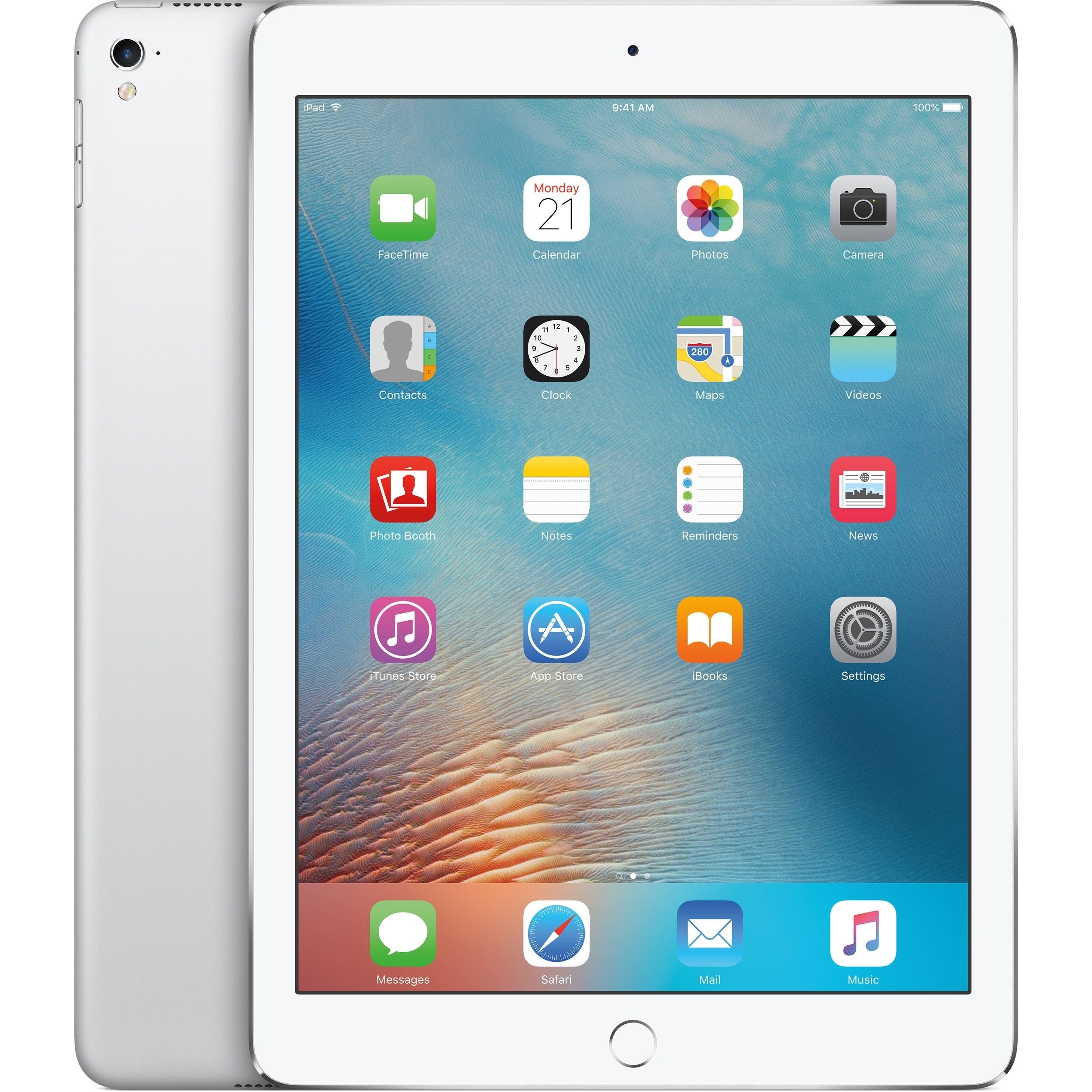 Apple iPad Pro MLPX2LL/A 9.7" Tablet 128GB WiFi + 4G LTE Fully Unlocked, Silver