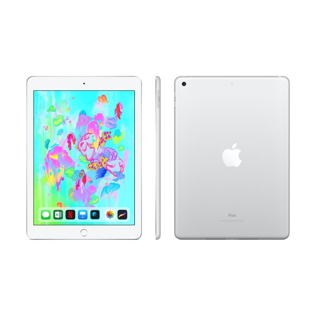 Apple iPad 6th Gen 9.7" Tablet 128GB WiFi, Silver