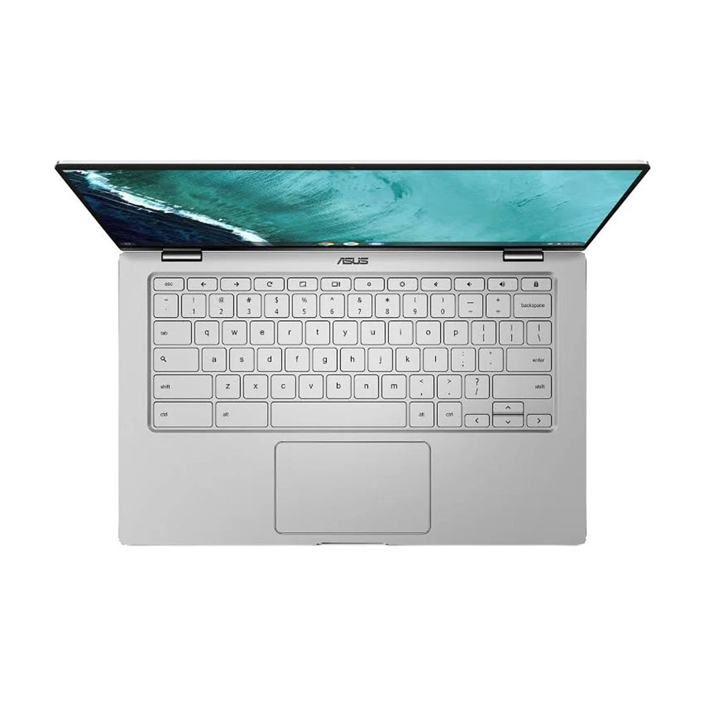 Refurbished ASUS Chromebook Flip C434TA C434TA-DS384T 14" Touchscreen 4GB RAM 64GB Wi-Fi Silver (Good Condition)