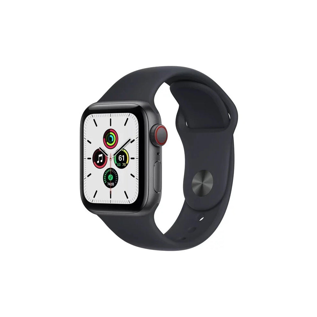 Refurbished Apple Watch SE (1st Gen) A2351 40mm GPS Space Gray Aluminum with Black Sport Band (Excellent Condition)