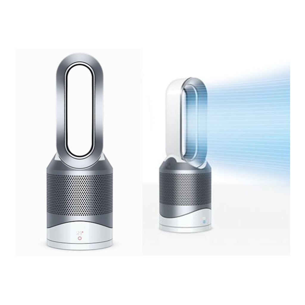 Refurbished Dyson Pure Hot+Cool Link HP02 Air Purifier, Heater & Fan White/Silver (Excellent Condition)