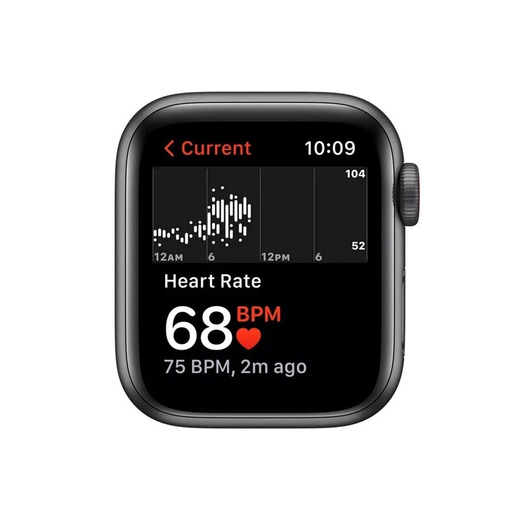 Refurbished Apple Watch SE (1st Gen) A2351 40mm GPS Space Gray Aluminum with Black Sport Band (Excellent Condition)