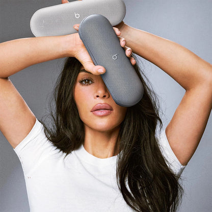 Refurbished Beats Pill x Kim Kardashian Wireless Bluetooth Speaker Light Gray (Excellent Condition)