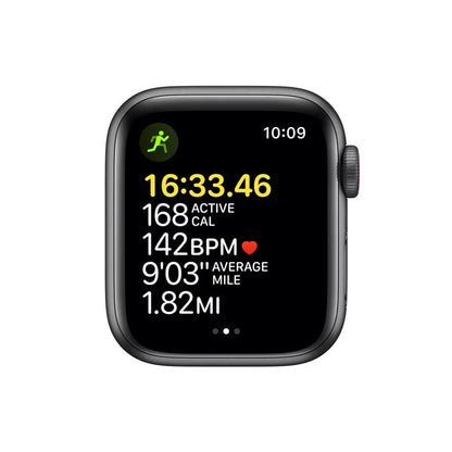Refurbished Apple Watch SE (1st Gen) A2351 40mm GPS Space Gray Aluminum with Black Sport Band (Excellent Condition)