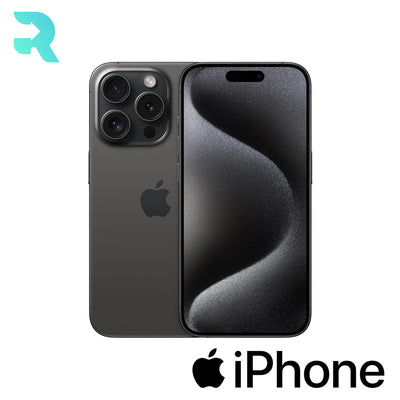 Refurbished Apple iPhone 15 Pro 128GB Black Titanium AT&T Only (Good Condition)
