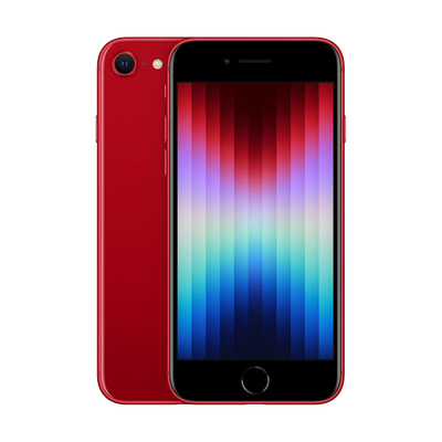 Apple iPhone SE (3rd Gen) - 64GB - Red (Unlocked) A2595 - Certified Refurbished