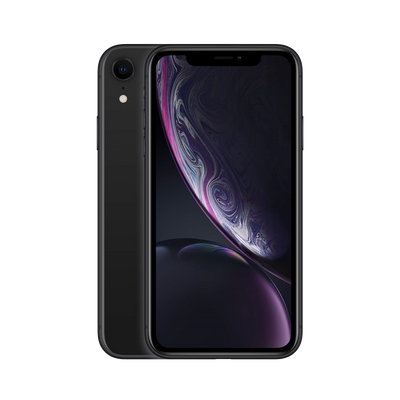 Apple iPhone XR (A1984) - 64GB - 6.1" - WiFi + Cellular Unlocked - Black - Refurbished