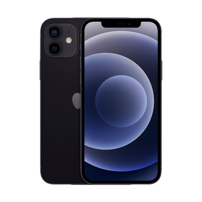 Apple iPhone 12 - 64GB - Black (Unlocked) A2172 - Certified Refurbished