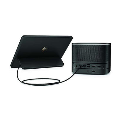 Refurbished HP Elite Slice G2 Accessory Center Of Room Control 12.3" Touchscreen Black Excellent Condition