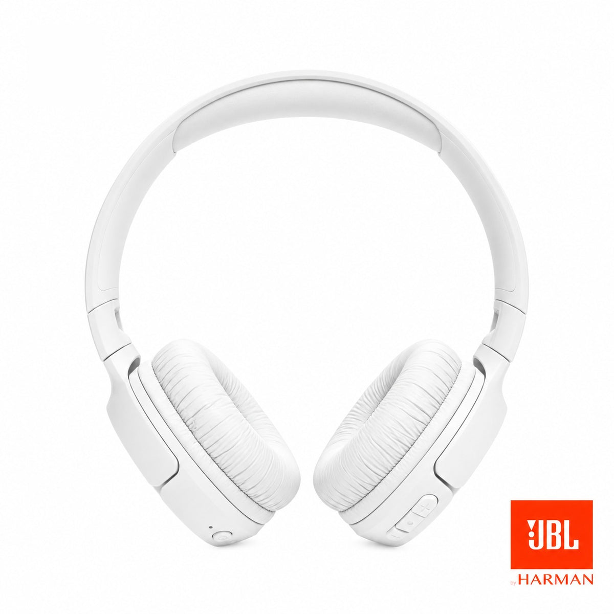Refurbished JBL Tune 520BT Wireless On-Ear Headphones with Pure Bass Sound White