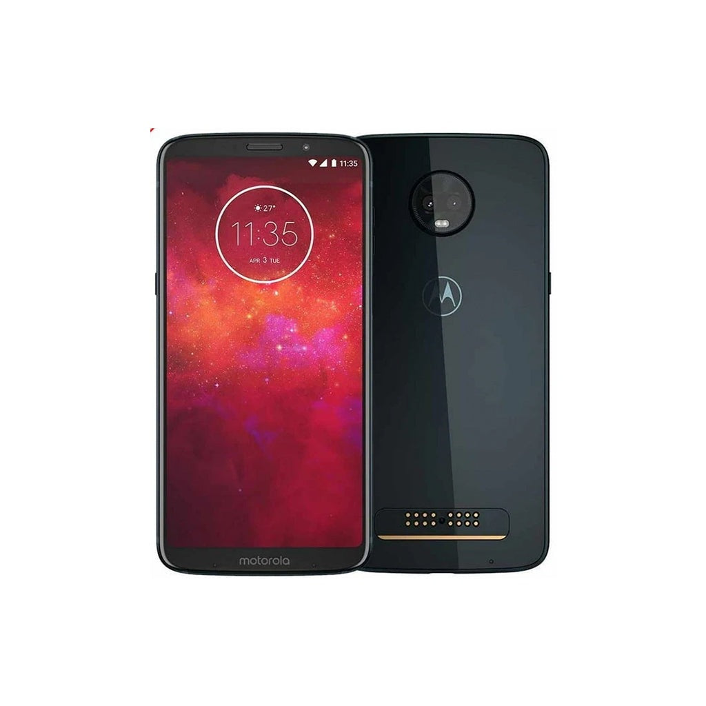 Refurbished Motorola Moto Z3 (Verizon Only) 64GB Black Very Good Condition XT1929-17