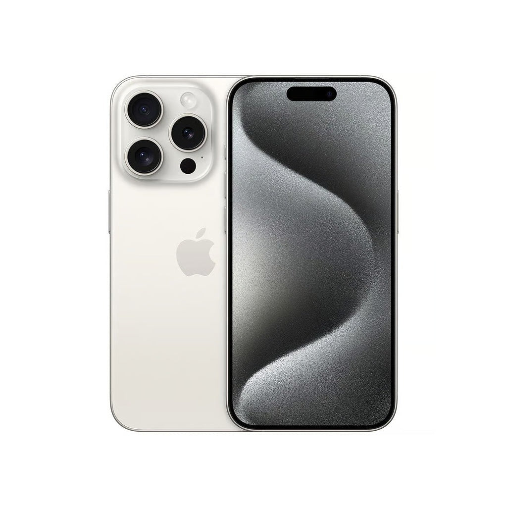 Refurbished Apple iPhone 15 Pro Max A2849 256GB Unlocked White Titanium (Excellent Condition)