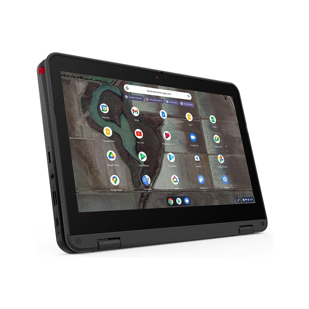 Refurbished Lenovo Chromebook 500e 3rd Gen 11.6" WiFi 8GB 64GB Black Very Good Condition Personalized 82JCS03R00