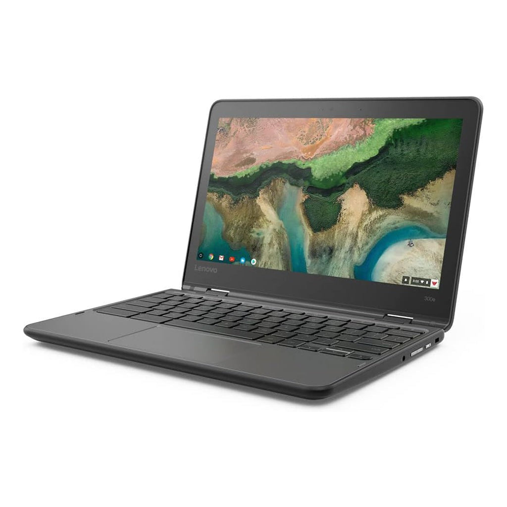 Refurbished Lenovo 300e Chromebook (2nd Gen) 81MB001DUS 11.6" Touchscreen Intel Celeron N4000 4GB RAM 32GB Wi-Fi Black (Excellent Condition)