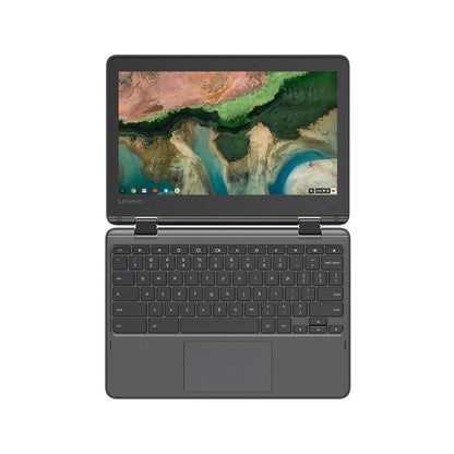 Refurbished Lenovo 300e Chromebook (2nd Gen) 81MB001DUS 11.6" Touchscreen Intel Celeron N4000 4GB RAM 32GB Wi-Fi Black (Excellent Condition)