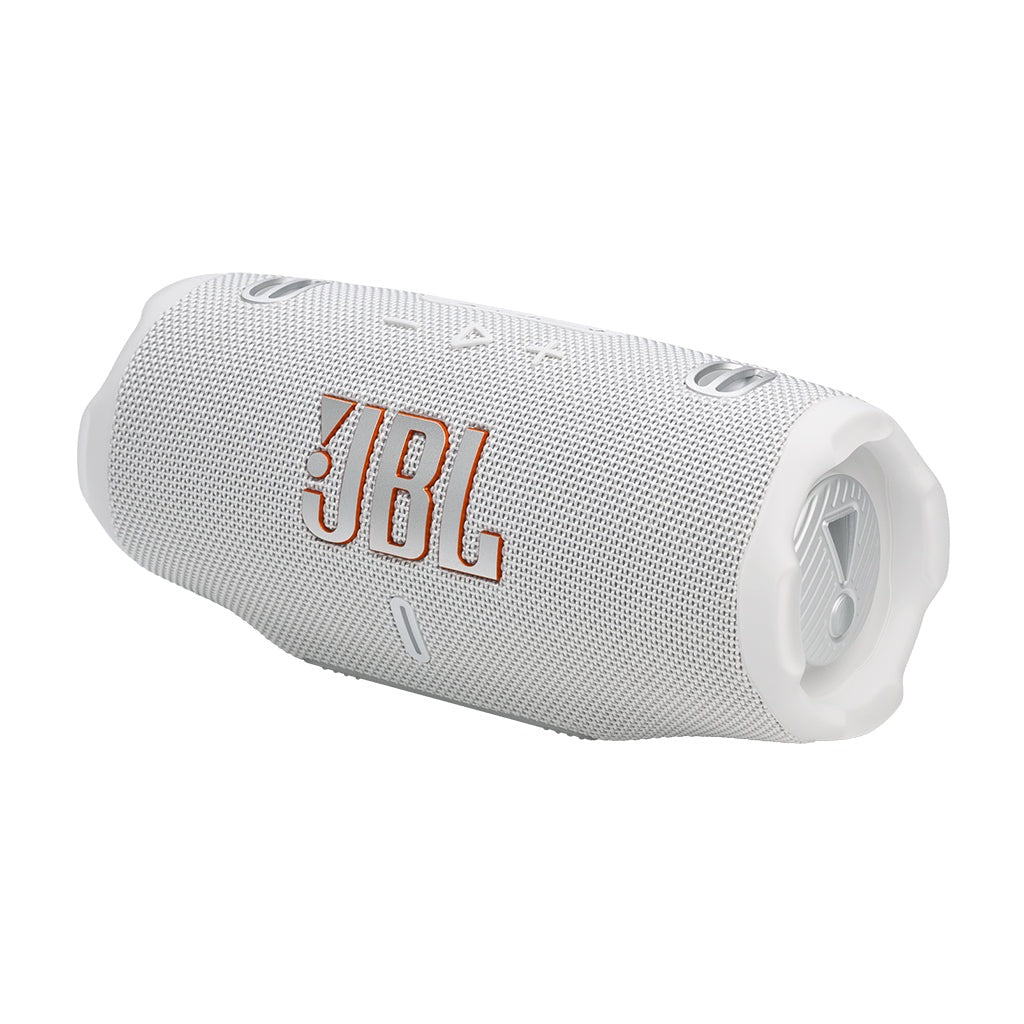 JBL Charge 6 Portable Bluetooth Speaker White Excellent Condition