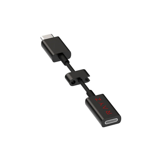 Pioneer Rayz Lightning to USB-C Audio Adapter Black Like New Condition AD-11-WW-BL