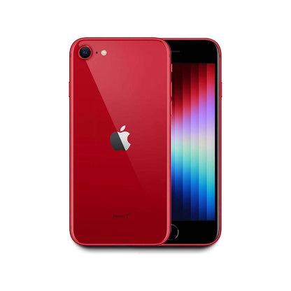 Refurbished Apple iPhone SE (3rd Gen) 64GB Red Excellent Condition A2595