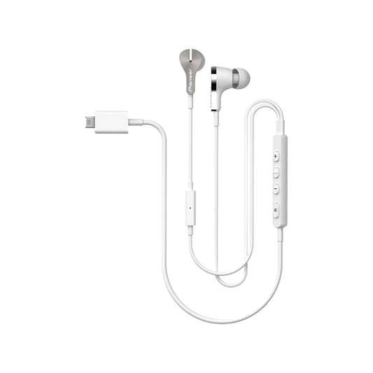 Pioneer Rayz Pro Lightning Earphones White Like New Condition SE-LTC7R-B(W)
