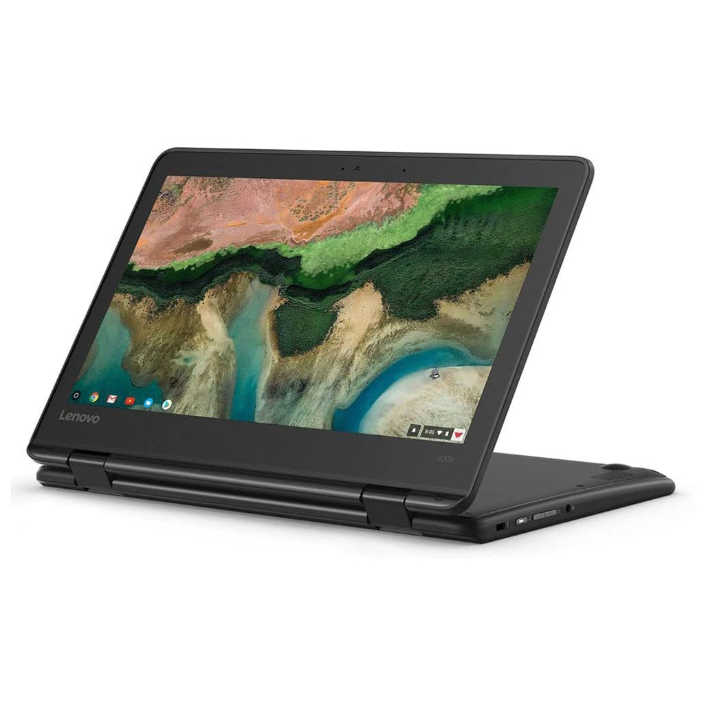 Refurbished Lenovo 300e Chromebook (2nd Gen) 81MB001DUS 11.6" Touchscreen Intel Celeron N4000 4GB RAM 32GB Wi-Fi Black (Excellent Condition)
