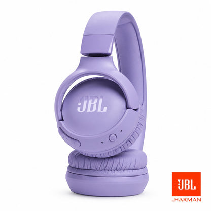 JBL Tune 520BT Wireless On-Ear Headphones with Pure Bass Sound Purple