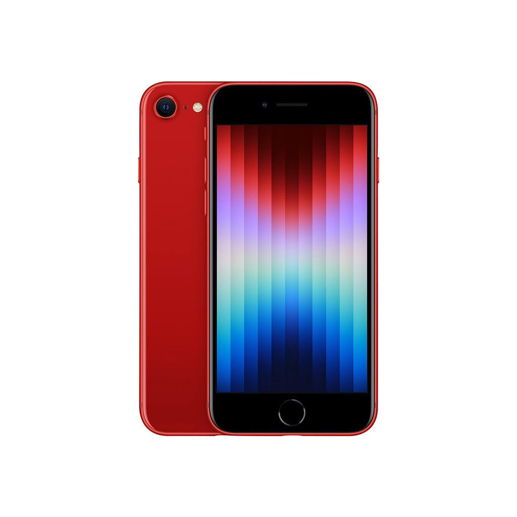 Refurbished Apple iPhone SE (3rd Gen) 64GB Red Excellent Condition A2595