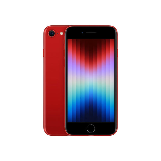 Refurbished Apple iPhone SE (3rd Gen) 64GB Red Excellent Condition A2595