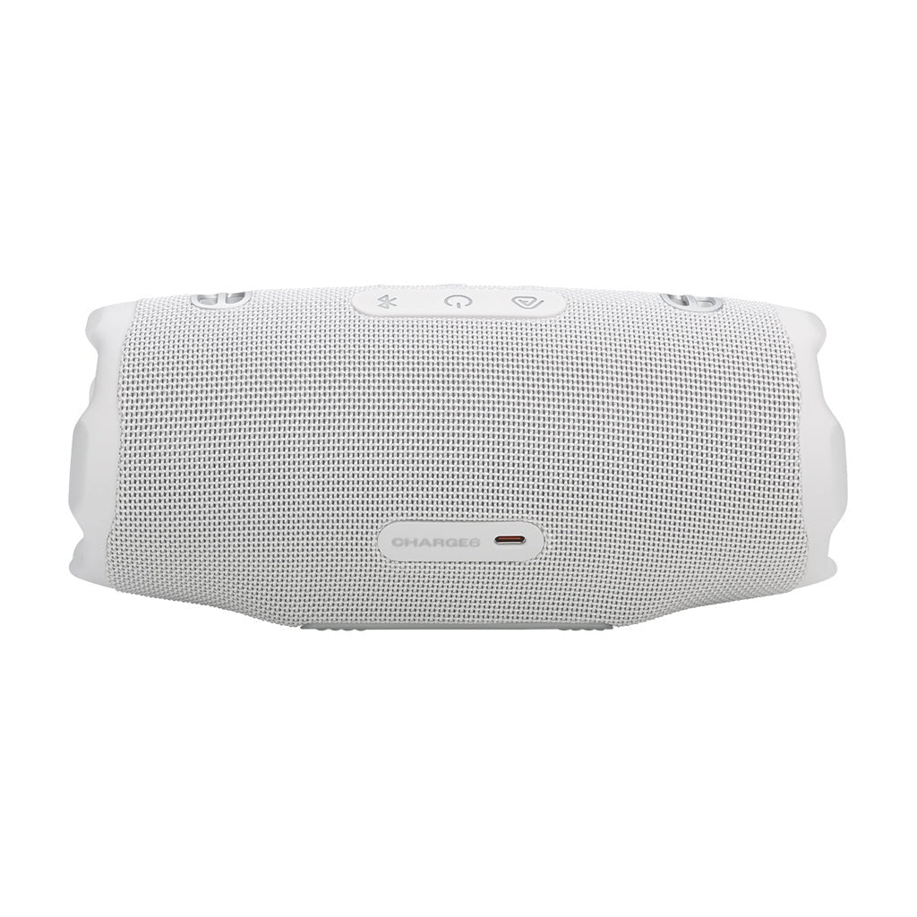 JBL Charge 6 Portable Bluetooth Speaker White Excellent Condition