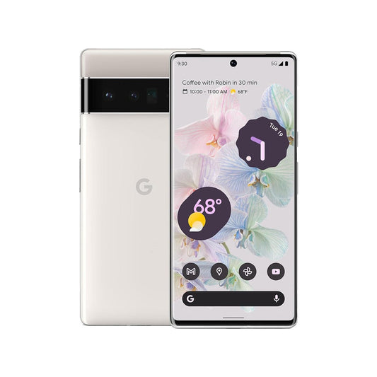 Refurbished Google Pixel 6 Pro G8V0U (Verizon Only) 256GB Cloudy White Very Good Condition