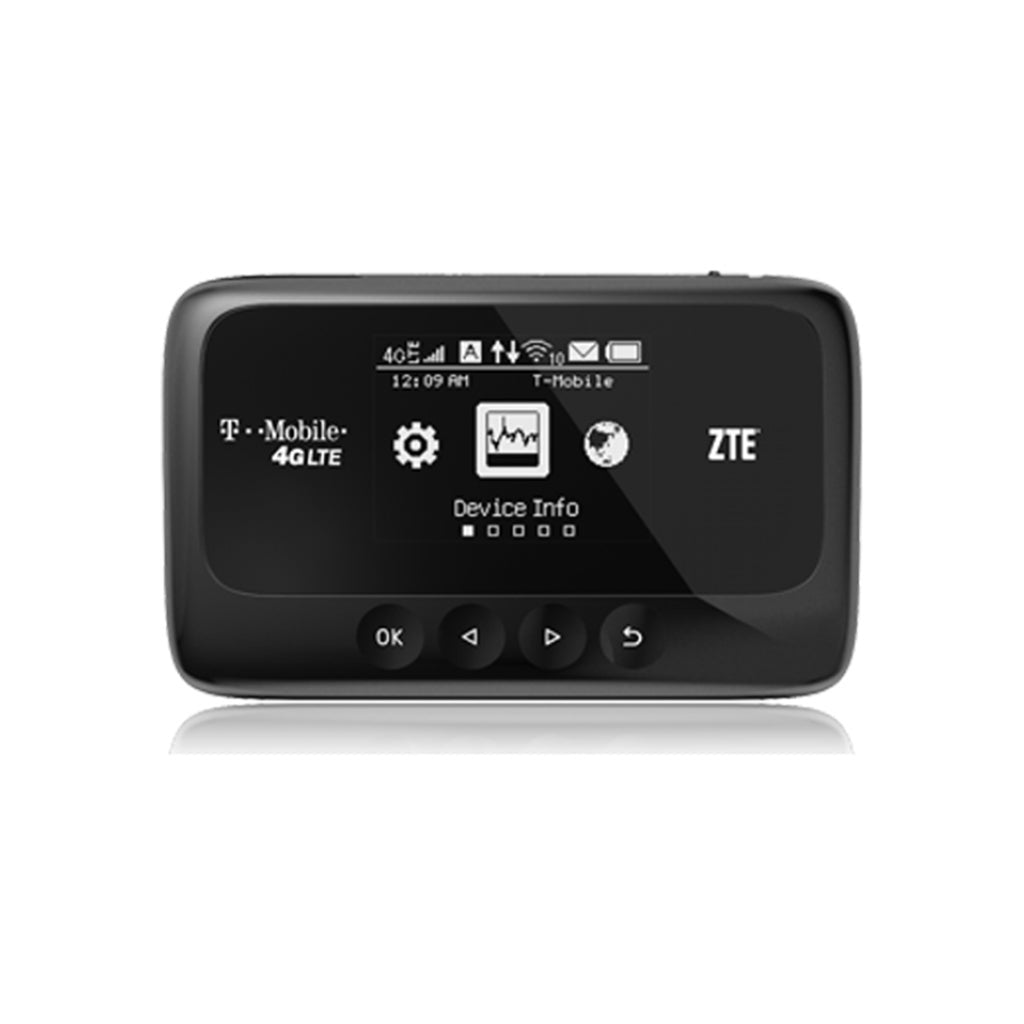 Refurbished ZTE (Hotspot) HotSpot 4G LTE Z915 (T-Mobile Only) Black Very Good Condition