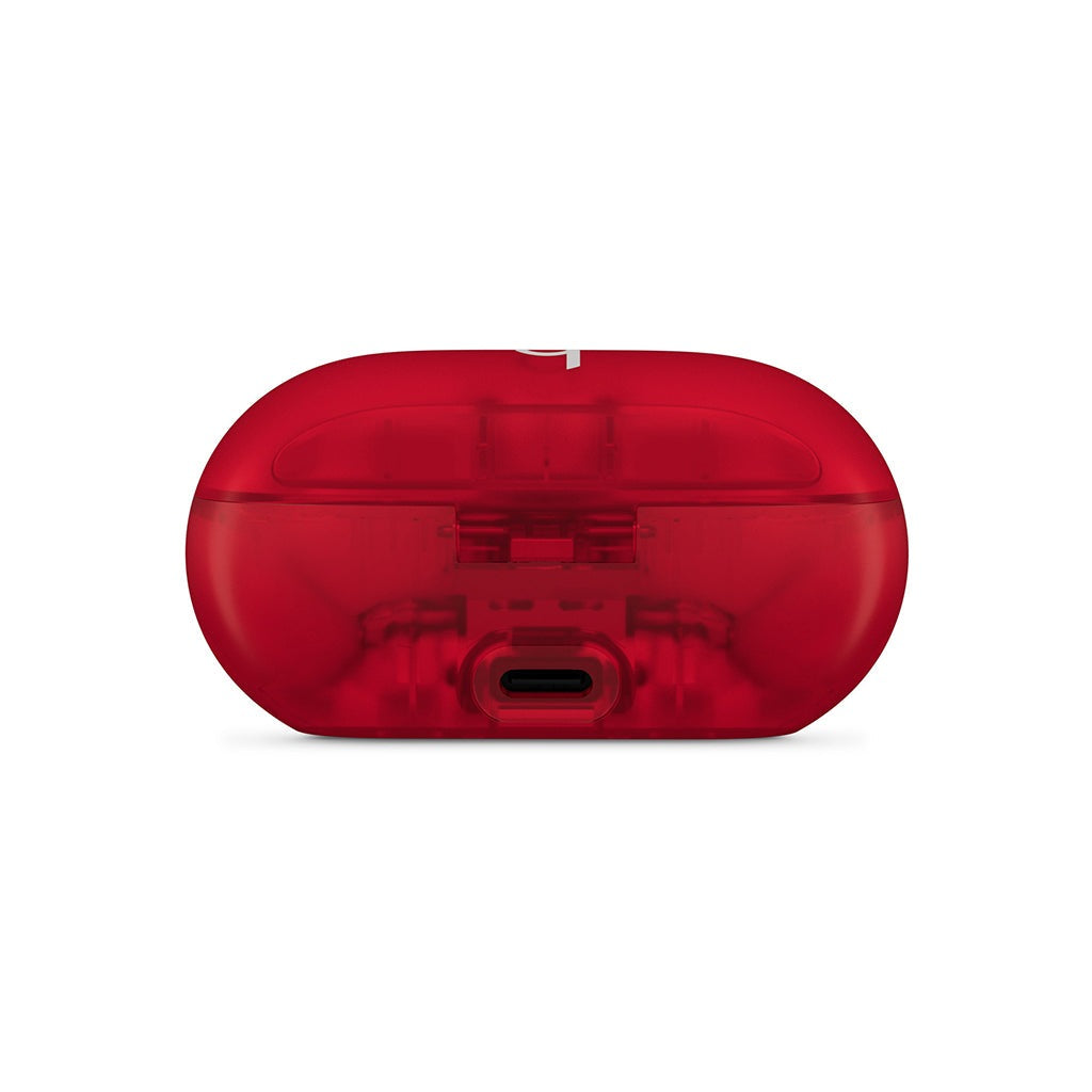 Beats Solo Buds True Wireless Earbuds Transparent Red Excellent Condition
