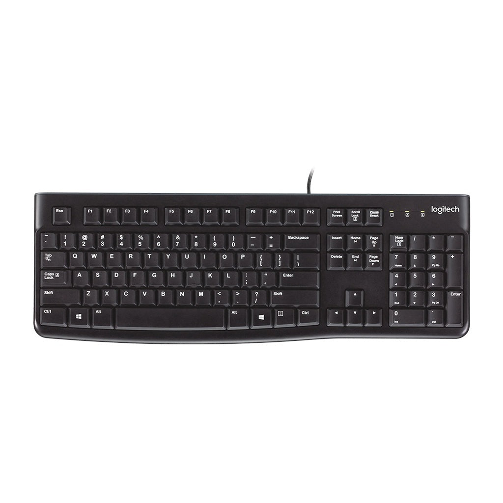 Logitech K120 Wired Keyboard Black (New)