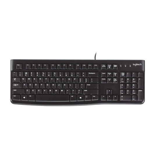 Logitech K120 Wired Keyboard Black (New)