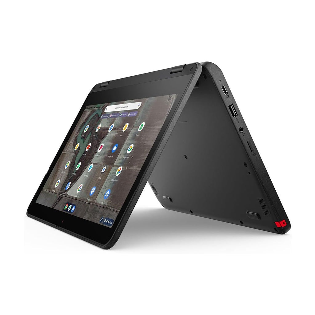 Refurbished Lenovo Chromebook 500e 3rd Gen 11.6" WiFi 8GB 64GB Black Very Good Condition Personalized 82JCS03R00